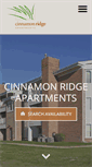 Mobile Screenshot of cinnamonridgeapt.com